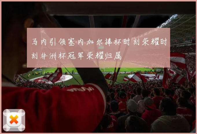 马内引领塞内加尔捧杯时刻荣耀时刻非洲杯冠军荣耀归属